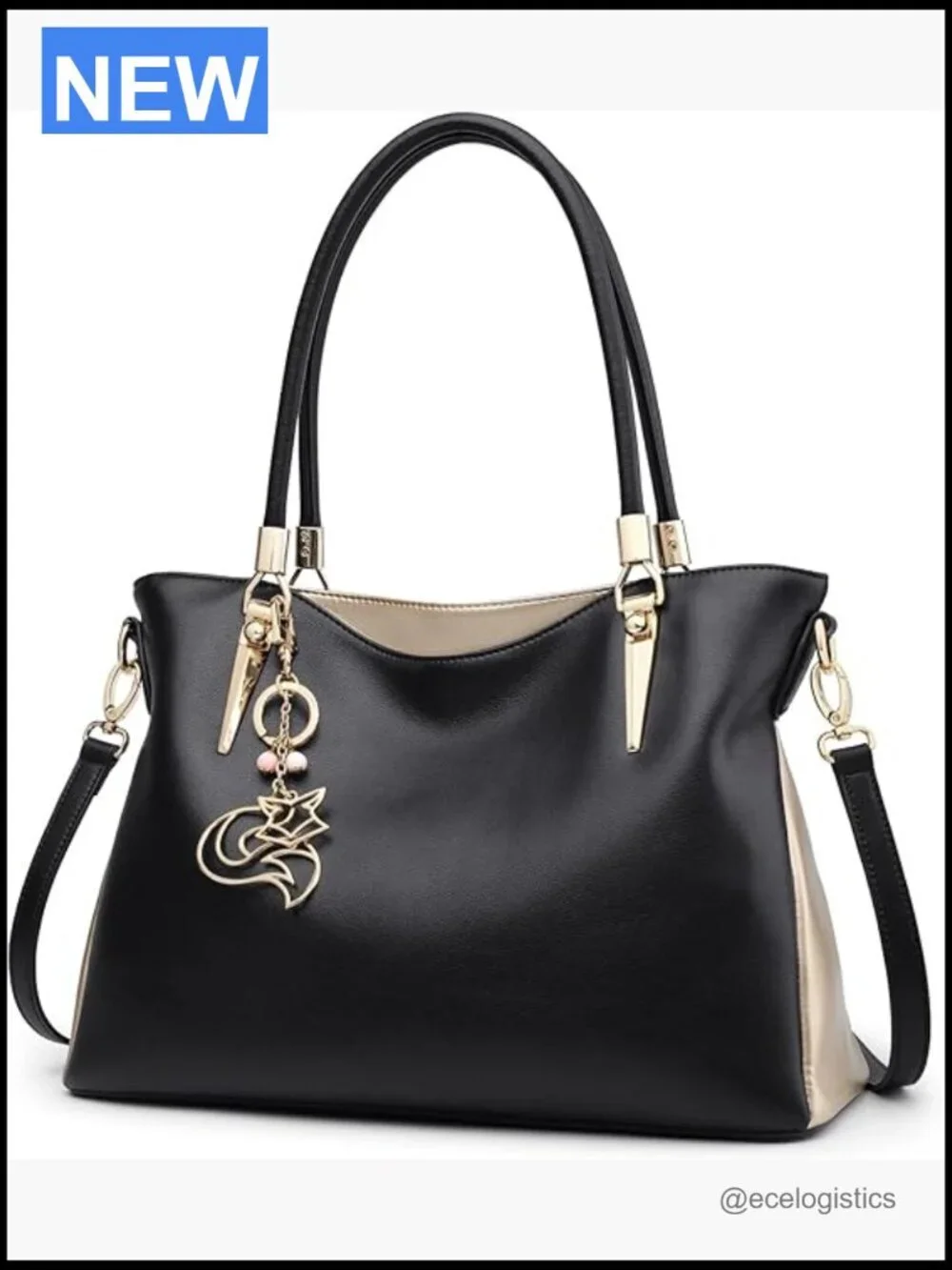 Genuine Leather Medium Tote Bag with Top Handles Shoulder Satchel Purse